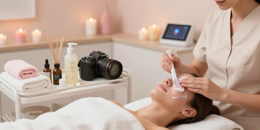 Waxing Colchester beauty salon treatment with professional esthetician.