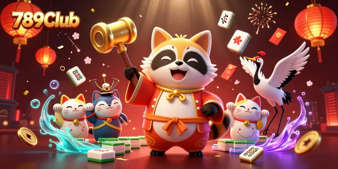 Engage with 789Club's lively casino atmosphere featuring whimsical characters and games of chance.