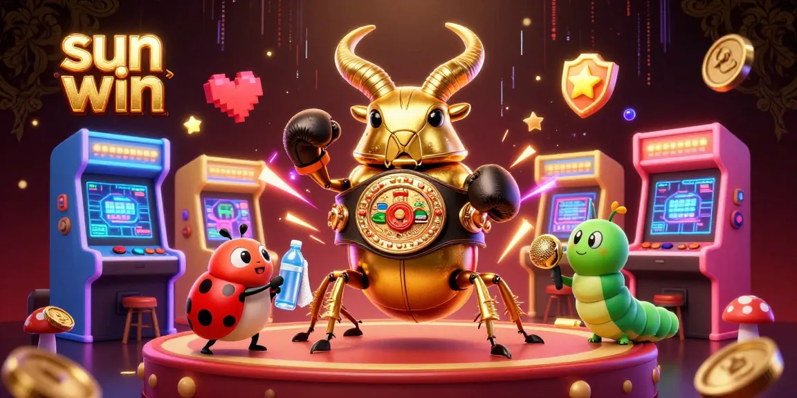 Engage with thrilling game features at sun win, showcasing iconic casino characters in an electrifying 3D scene.