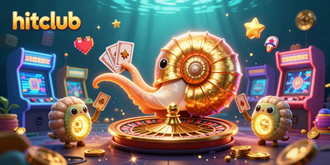 Engage with hitclub’s vibrant casino scene featuring a mythical nautilus and dazzling game elements.